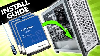 How to Install a Hard Drive or SSD in a PC [upl. by Novelia]