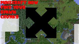 Minecraft 121  How To Find Your Spawn Chunks  Step By Step Tutorial [upl. by Anat]