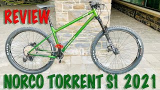 Norco Torrent S1 2021 Review  Hardtail  Steel Frame  MTB [upl. by Vadim664]