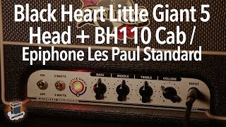 Black Heart Little Giant 5 Head  BH110 Cab Corrections Depth  review [upl. by Einotna]