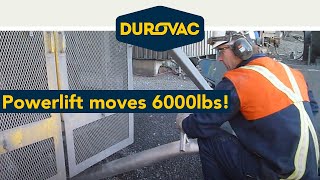 DuroVac 40 Hp Powerlift Moves 6000 Lbs of Iron Pellets in 3 Minutes [upl. by Seaver]