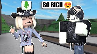 I PRETENDED to be a RICH EMO GIRL IN MM2 [upl. by Bengt201]