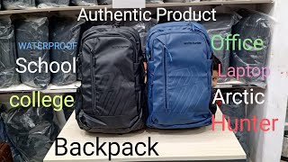 ARCTIC HUNTER 🎒 ওয়াটারপ্রুফ স্কুল কলেজ ইউনিভারসিটি OFFICE LAPTOP 156 BACKPACK 01877886062 [upl. by Cordi]