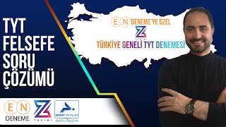 Paraf Z Takımı TYT Türkiye Geneli Deneme Sınavı Felsefe Sorularının Çözümleri [upl. by Ydnir]