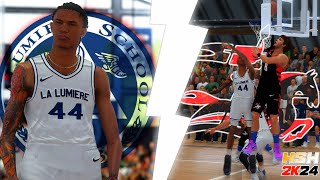 EXPOSED AT TRYOUTS AND FIRST GAME VS KIYAN ANTHONY amp LUHI  NBA 2K24 MyCareer Ep 12 amp 13 [upl. by Laynad]