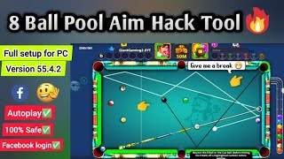 8 Ball Pool MOD MENU For PC Easy Setup 100 Antiban Latest Version 5542  Giant Gaming 20 [upl. by Haiasi903]