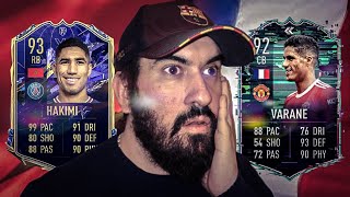 FIFA 22  JE TESTE RAPHAEL VARANE FLASHBACK  ACHRAF HAKIMI TOTY PLAYER REVIEW [upl. by Notlim546]