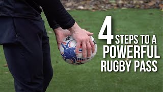 Get POWER in your Rugby PASS 🚀 💥 In 4 Steps😱 [upl. by Anole864]