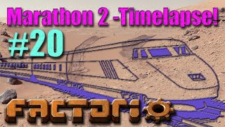 Factorio Megafactory 16 Times Research Cost Timelapse 20 [upl. by Salbu]