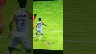 Gol cantik borneo vs dewa united football timnasindonesia briliga1 [upl. by Dlorag]