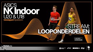 ASICS NK Indoor U20 amp U18  Dag 1  Looponderdelen [upl. by Evanne]