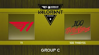 T1 vs 100 Thieves  T1 x NSG Showdown Group C Map 2 [upl. by Alahsal]