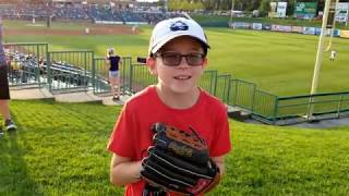 Lakewood Blueclaws vs Greenville 7262019 and a bat from Triston Casas [upl. by Wistrup]