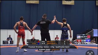 Vito Arujau Vs Zelimkhan Abakarov Highlights  Budapest Ranking Series  Qualification Round [upl. by Asilrahc]