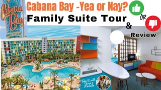 Ultimate Family Suite Tour amp Review at Universal’s Cabana Bay Beach Resort  Universal Orlando  HHN [upl. by Blumenfeld]