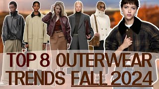 Top 8 outerwear trends Fall 2024 │Fashionable coats and jackets [upl. by Jeaz77]