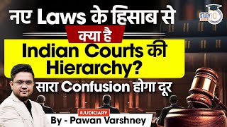 Hierarchy of Indian Courts Changes After New Criminal Laws By Pawan Varshney  StudyIQ Judiciary [upl. by Matrona319]