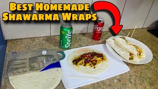 How to make Beef Shawarma in 10 minutes  Homemade Beef Wraps with Chips amp Cheese  Best Wraps 2024 [upl. by Suaeddaht962]