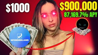 HOW TO STAKE TIME Wonderland  Passive Income  871697 APY  DAO Crypto Staking [upl. by Lucie]