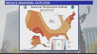 NOAA releases seasonal temperature outlook [upl. by Llezniuq]