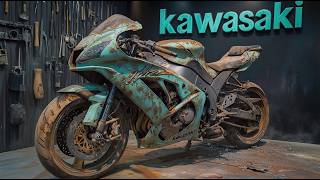 KAWASAKI 250r restoration  Restored KAWASAKI Sport Motorcycle  Old Bike Restoration And Repair [upl. by Armillia]