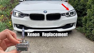 Bmw F30 Xenon Lights Replacement [upl. by Leonore]