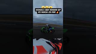 Zx10r vs Cbr 1000rr Drag race 🤯shortsfeed automobile zx10r trending sportbike youtubeshorts [upl. by Leuams]