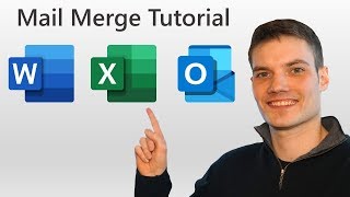 How to Mail Merge in Word Excel amp Outlook [upl. by Farrington953]