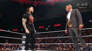 Roman Reigns vs Gunther World Heavyweight Title Match Netflix WWE Raw Season Premiere 2025 Highlight [upl. by Ahseirej]