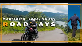 Roadways  Mountains  Lake  Valley  Biking  Royal Enfield  Dji Action4 Camera [upl. by Drogin]