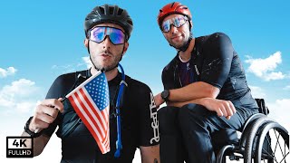 2 Bikes 1 Wheelchair 3000 Miles Across The USA  4K Film [upl. by Farly404]