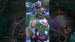 Claude M6 vs PRO Aldous 💀 gaming mobilelegends mlbb mlbbcreatorcamp claude shorts [upl. by Ahsilek]