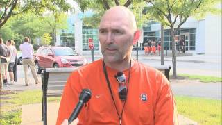 Training Camp Day 18 Chuck Bullough Interview  Syracuse Football [upl. by Atter764]