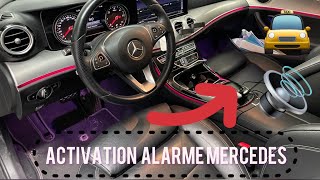 Activation de l’alarme sur Mercedes Classe A  B  C  E  V  GLB  CLA GLA  GLC  GLE FORCARS [upl. by Gotcher433]