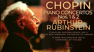 Chopin  Piano Concertos No1 2  Remastered Centurys recording Arthur Rubinstein [upl. by Enileve]