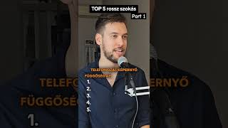 TOP 5 legrosszabb szokás 📱 PART 1 ámbátor podcast foryou rosszszokás top5 [upl. by Lyrahs]