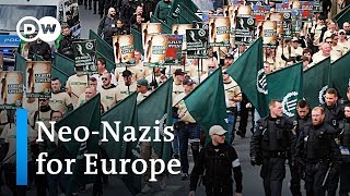 German NeoNazi Party runs for European elections  DW News [upl. by Carri]