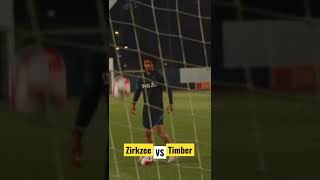 Joshua Zirkzee VS Quinten Timber Challenges [upl. by Cleres552]