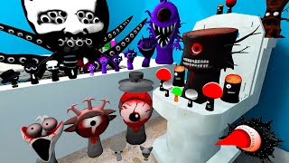 🚽 TOILET NEW EVOLUTION OF MR TREE DURPLE CLUKR BLACK INCREDIBOX SPRUNKI SONG SPARTAN KICKING in Gmod [upl. by Ecinej]