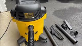 DEWALT DXV06P 6 gallon Poly Wet Dry Vac Review [upl. by Alfonso]