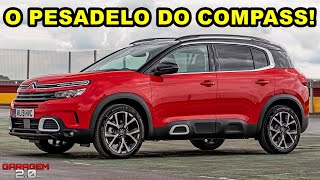 NOVO CITRÖEN C5 AIRCROSS TURBO NO BRASIL Vem para ACABAR com a Vida Fácil do Jeep Compass [upl. by Ecinuahs624]