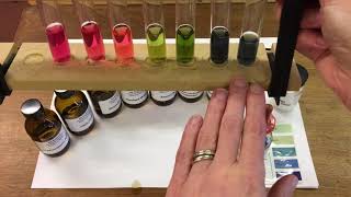 Acids and alkali with universal indicator [upl. by Annayr]