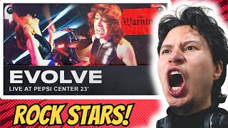 ARTIST REACTS  The Warning  Evolve Live from Pepsi Center CDMX [upl. by Moulton613]