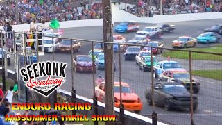 Midsummer Thrill Show Enduro Racing Seekonk Speedway 2023 [upl. by Assert]