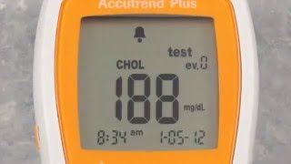 How to use Accutrend Plus Meter [upl. by Lennahs]