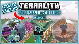 This MASSIVE Library Took me 2 WEEKS  Minecraft  Terralith  Episode 7 [upl. by Collis920]