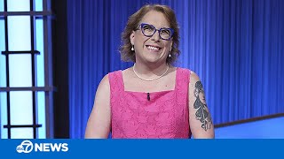 Amy Schneider talks Jeopardy Tournament of Champions win trans advocacy book plans [upl. by Nylirac224]