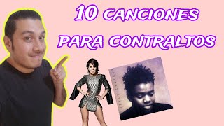 10 canciones para CONTRALTOS  mujeres de voces graves [upl. by Summons]