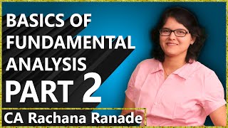 Profit amp Loss Balance Sheet  Basics Of Fundamental Analysis Lecture 1 P2 By Rachana Phadke Ranade [upl. by Dorry]