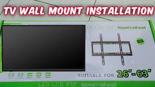 TV Wall Bracket Installation Guide For 32quot to 70quot TVs  The Yousave Accessories Wall Mount Tutorial [upl. by Skippie]